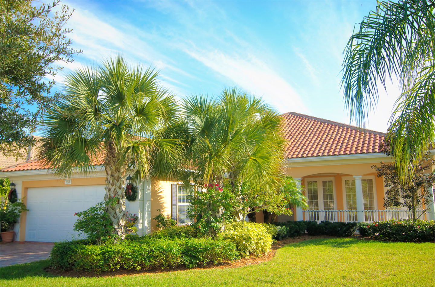 Beautiful Florida home with lush gardens